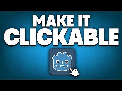 HOW TO MAKE A SPRITE CLICKABLE in GODOT (1 minute)