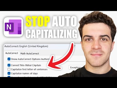 How to Stop Onenote From Auto Capitalizing (2026 Guide)