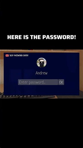 The PC Password In SchoolBoy Runaway! #shorts #schoolboyrunaway