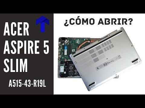 Como abrir Acer Aspire 5 Slim A515-43-R19L | Tutorial en español