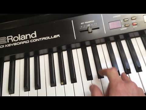 Roland MKB-1000 Midi Controller keyboard - walkthrough