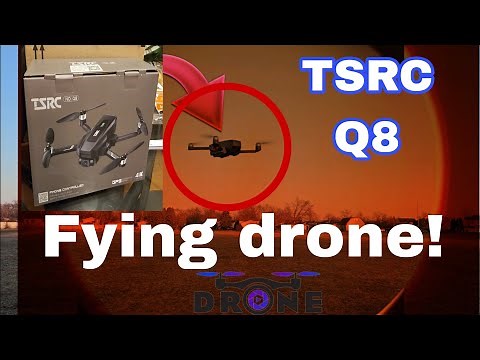 "Flying drone, the TSRC Q8/ I discover flying drone is more fun."