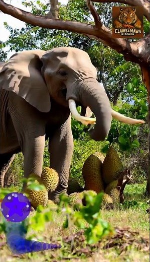Forest Elephant #ClawsAndMawsKitchen #WildlifeFeeding