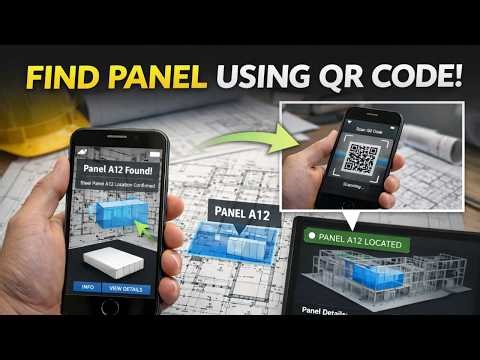 Find Panel Using QR Code | Formwork | Revit | QR