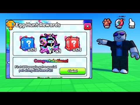 CLICKING SIMULATOR ULTIMATE EVERYTHING IN THE NEW EASTER PT2 UPDATE IN CLICKING SIMULATOR ULTIMATE