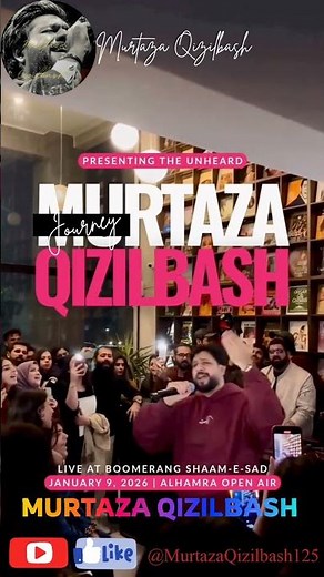 Murtaza Qizilbash | Hum | 🌹♥️ #shorts #performer #concert #music #singer #lyrics