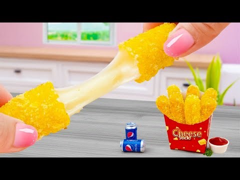 How To Cook Miniature Jump Into The Mini Kitchen and Cheese Sticks Recipe Tutorial