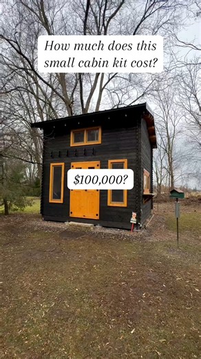 Bunkie Life | How much did you think it was? Check out the Hideaway 199 bunkie with half loft at bunkielife.com #logcabin #guesthouse #fyp #extraspace... | Instagram