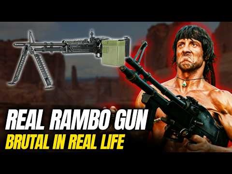 The REAL Rambo Machine Gun Was Way More Brutal Than Hollywood Shows!