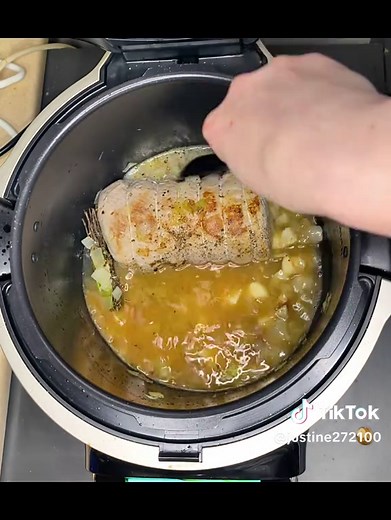 Rôti de Porc Façon Grand-Mère au Cookeo