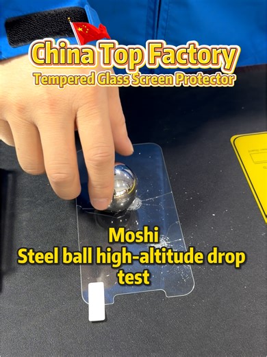MoshiSteel ball high-altitudedrop test#ScreenProtector#AppleSpringLaunch#iPhoneAccessories#iPhone17e