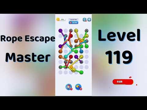 Rope Escape Master Level 119 Walkthrough 🪢🧠 | Puzzle Escape Game | Go Answer