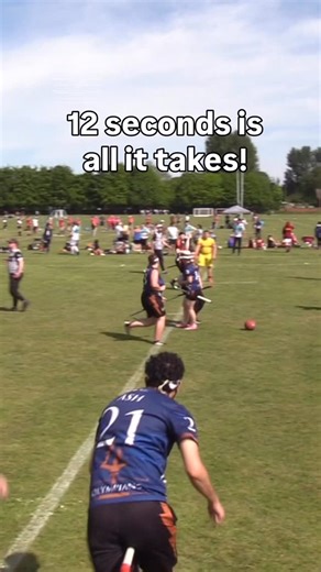 Shot’s On: Alt Sports on Instagram: "12 seconds is all it takes! In Quadball you get 30 points and end the game if you catch the flag #quadball #lgbtsports #getactive #nerd #geek"