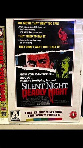 Silent Night Deadly Night (1984) DVD Release from Arrow Video. Directed by Charles Sellier. All Fake #christmasmovies #80shorror #christmashorror #silentnightdeadlynight #slashermovie