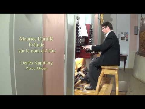 Same melody, two works: J. Alain: Litanies, M. Duruflé: Prélude sur le nom d'Alain