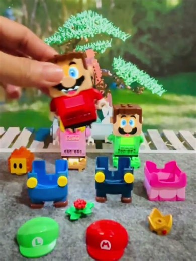 Lego Mario Character Swap: Triple Suit Returnes #shorts #trending #funny #mario #asmr #toys #fyp b3
