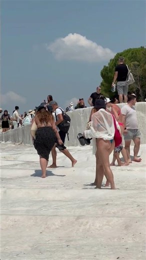 ☀️Pamukkale Turkey Swimming Pool -Summer Day☁️ #pamukkale #cleopatra