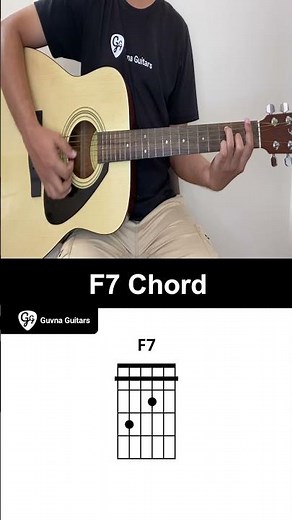 How To Play The F7 Chord On Guitar - Guvna Guitars