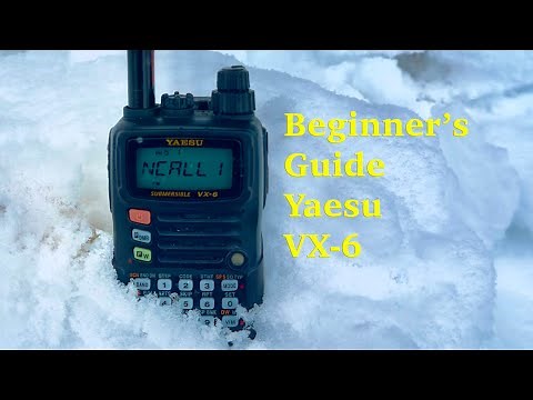 Beginner's Guide Yaesu VX-6 #outdoors #hamradio #radio