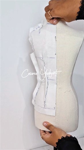 13K views · 177 reactions | Do you know how to make patterns using draping technique? Need a tutorial? Hehehe 來 #sew #sewing #sewtutorial #sewtips #sewproject #sewingtips #sewingproject #sewingtutorial #fashioncourse #fashiondesign #fashiontutorial #patternmaker #sewinglove #lovesewing #sewingandpatternmaking | Cesaria Yudiyanti | Facebook