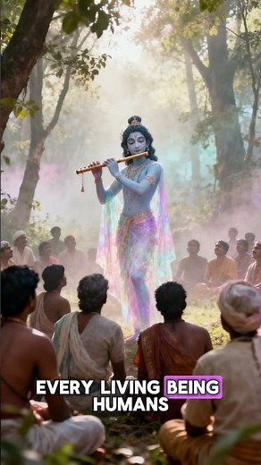 Why Krishna Played the Flute 🎶 — Hidden Spiritual Secret! #krishna