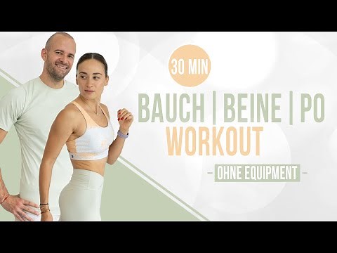 BAUCH BEINE PO Workout für Zuhause | 30 Min | Für Anfänger & Profis | HIIT Training | NO EQUIPMENT