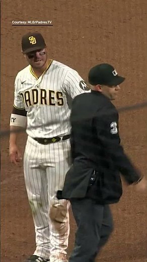 Highlights: Controversial end to Padres reliever's scoreless streak #mlb