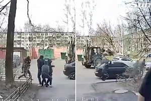 Screaming woman abducted by masked men in Russian ‘bride kidnapping’ custom