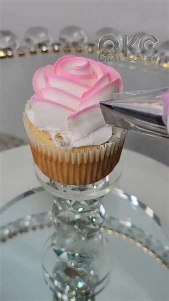 72K views · 2.6K reactions | Here is Part 2 - Cupcake Rose Tutorial pt. 2/2 | OKC Cake Lady | Facebook