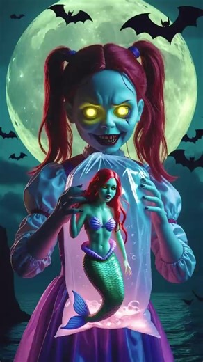 Moana And Ariel Vs Joker And Harley Queen Fight Battle #joker #deadpool #disney #elsa #ariel #moana(1)