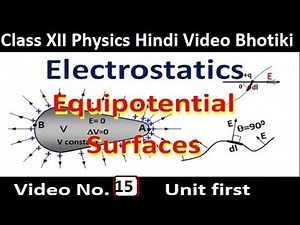 Equipotential surfaces in electrostatics, Properties, Characteristic & Application Class XII Physics