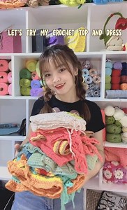 477K views · 39K reactions | Let’s try my crochet top and dress #crochet #onlineclass #Cherryhandmade | Cherry handmade | Facebook