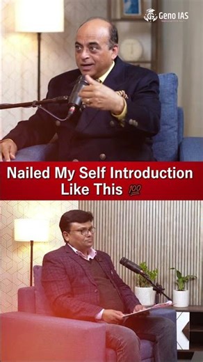 🔥 Nailed My Self-Introduction in Style! 💯 | #UPSC #IAS #Genoias #upscinterview