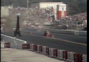 Top fuel racer Jimmy Nix suffers a huge crash at Pomona 1992