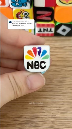 How to draw NBC logo on the Rubik's Cube?#diy #art #rubikscube #nbc #trending