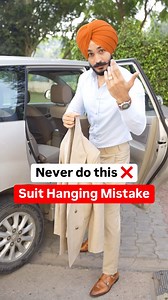 1.4M views · 8.3K reactions | Try this hack to hang jacket in car. SAVE FOR LATER ✅ . Follow @santwinder_singh_waraich #suit #car #hanging #hack #fashionhacks #easyhack | Santwinder Singh Waraich | Facebook