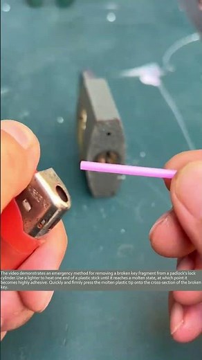 The 10-Second Fix for a Broken Key