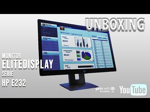 UNBOXING MONITOR ELITEDISPLAY HP E232