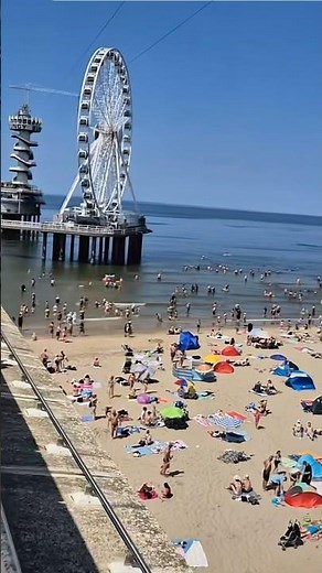 Scheveningen Netherlands 🇳🇱 your next beach destination 🏖️ #BeachTravel #Netherlands #Summer