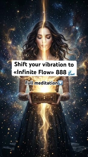 Shift your vibration to “Infinite Flow” 888 🌊 #meditation