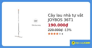 Cây lau nhà tự vắt JOYBOS 36T1 - hàng chính hãng, giá rẻ