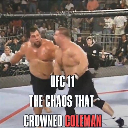 MMA History Chronicled on Instagram: "UFC 11: Proving Ground 📍 Augusta Civic Center, Augusta, Georgia 📅 September 20, 1996 👑 Legends on the card: Mark Coleman, Tank Abbott With Tank Abbott and Mark Coleman on the same card, this tournament felt like an inevitable collision of styles — raw chaos vs ruthless control. By this point, Mark Coleman was already a force. Five Octagon wins in just three months. The reigning Ultimate Fighting Champion. The blueprint for heavyweight dominance. Tank Abbo