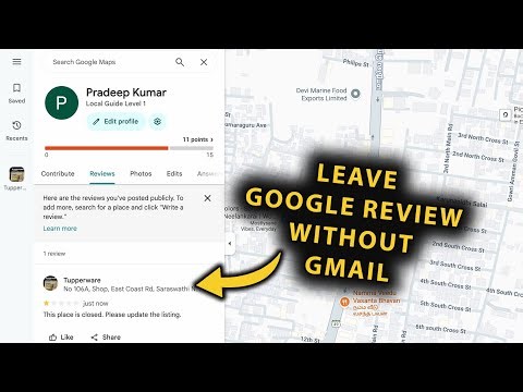 How To Leave A Google Review Without Creating Gmail Account! (Use Any Email)