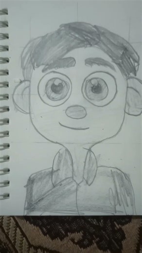 sketching Luca form cartoon character #shortvideo
