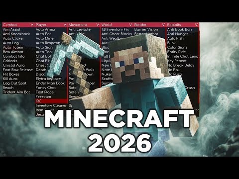 [2026] Minecraft Cheat Menu: AutoSprint, Fly, AirJump, Aimbot & More / Free Download Minecraft Hack