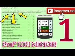 01 DETRAN Paraná official 2024 defensive driving legislation simulation #simulation #test #theore...