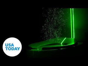 Public toilet flushes send fecal matter higher than you might expect | USA TODAY