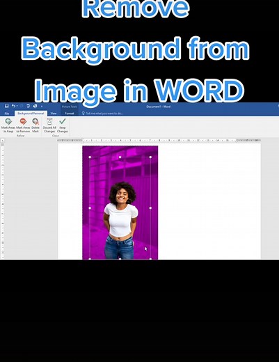 Easy Steps to Remove Background from Image in MS Word
