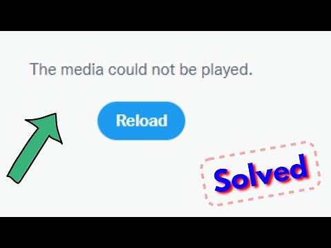 Fix twitter the media could not be played in chrome,microsoft edge | twitter video not playing