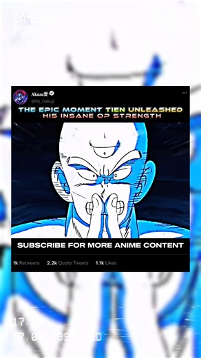 When Tien FINALLY Showed His TRUE Power 😱 |#tienshinhan #dbz #shorts